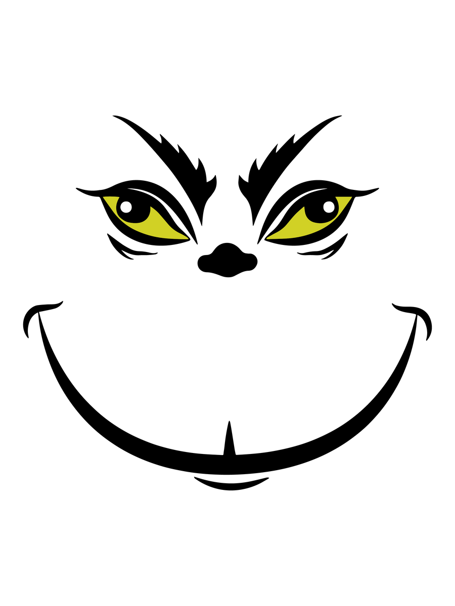 Grinch Face ready to press sublimation heat transfer – SubZero