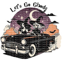 Lets Go Ghouls  Ready to Press sublimation transfer
