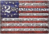 2nd Amendment Flag ready to press sublimation transfer patriotic