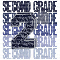 Back to School Pre-School-5th Grade ready to press sublimation transfer