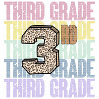 Back to School Pre-School-5th Grade ready to press sublimation transfer
