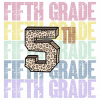 Back to School Pre-School-5th Grade ready to press sublimation transfer