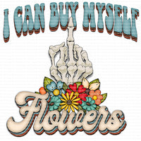 I can buy myself flowers ready to press sublimation transfer