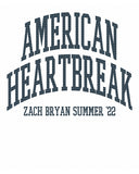 American Sweetheart Heartbreak ready to press sublimation heat  transfer