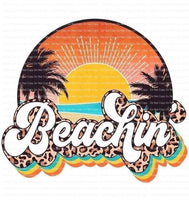 Beachin' sublimation ready to press heat transfer