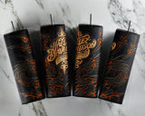 Classic Motorcycle Ready to Press Tumbler Transfer 20oz Straight and Tapered