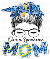 Downs Syndrome Mom ready to press sublimation heat press transfers