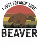 A Clean Beaver Gets More Wood Adult Humor Ready  to press sublimation transfer