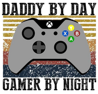Daddy by Day gamer by night gaming Ready  Press Sublimation heat transfer Fathers Day