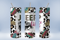 Popular all terrain vehicle sublimation tumbler transfer ready to press