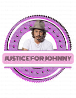 Justice for Johnny Ready to press sublimation heat transfer