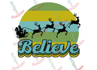 Sublimation Transfer Sublimation Prints Retro Believe ready to press sublimation transfer Santa Clause Christmas St Nicholas Subzero Sublimations