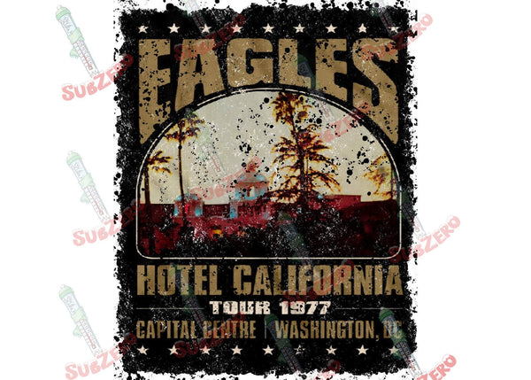 Sublimation Transfer Sublimation Prints Hotel California Ready to press sublimation heat transfer Subzero Sublimations