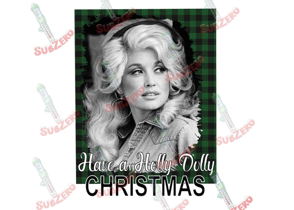 Sublimation Transfer Sublimation Prints Have A Holly D***y Christmas ready to press sublimation heat transfer Subzero Sublimations
