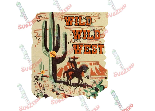 Wild Wild West Vintage Western Style ready to press heat transfer West –  SubZero Sublimations