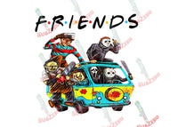 Sublimation Transfer Sublimation Prints Halloween Friends sublimation ready to press  transfer Freddie  jason michael scream chucky Subzero Sublimations