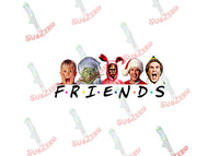 Sublimation Transfer Sublimation Prints Friends Christmas ready to press sublimation transfer Christmas movie favorites Subzero Sublimations