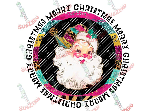 Sublimation Transfer Sublimation Prints Colorful  Christmas Santa ready to press sublimation transfer Santa Clause Christmas St Nicholas Subzero Sublimations