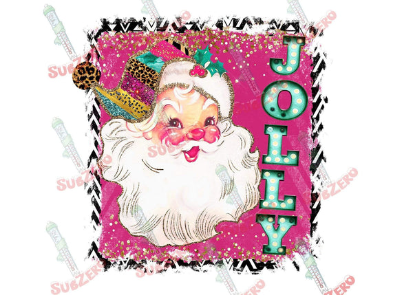 Sublimation Transfer Sublimation Prints Colorful  Christmas Santa jolly ready to press sublimation heat transfer Santa Clause Christmas St Nicholas Subzero Sublimations