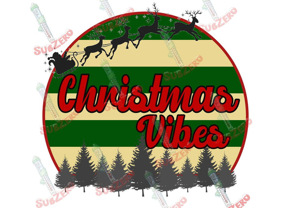 Sublimation Transfer Sublimation Prints Christmas Vibes retro retro look christmas colors ready to press sublimation transfer Santa Clause Christmas St Nicholas Subzero Sublimations