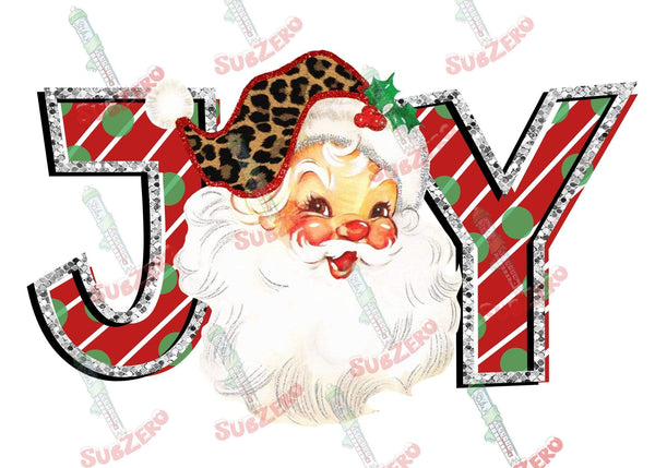 Sublimation Transfer Sublimation Prints Joy Christmas  ready to press sublimation transfer Santa Clause Christmas St Nicholas Subzero Sublimations