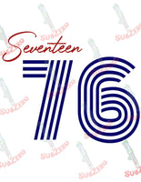 Sublimation Transfer Sublimation Prints Retro 4th of July 1776 Retro Ready to press sublimation heat transfer Subzero Sublimations