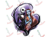 Sublimation Transfer Sublimation Prints Jack and Sally sublimation transfer  NIghtmare before Christmas Jack Skellington Halloween  Classic Movie Subzero Sublimations