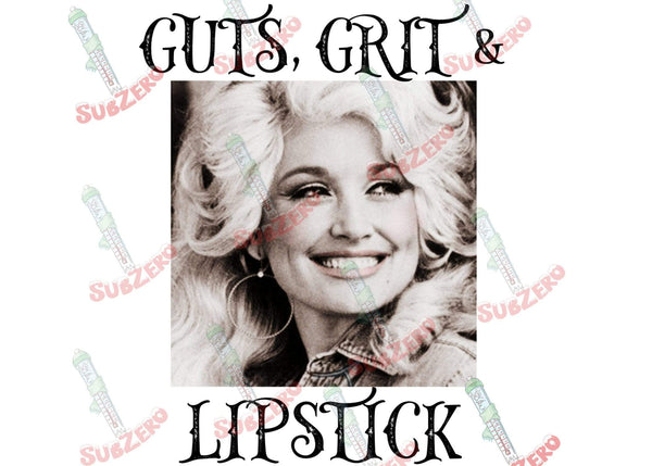 Sublimation Transfer Sublimation Prints Guts Grits and Lipstick  ready to press sublimation heat transfer Country Subzero Sublimations