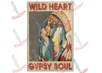 Sublimation Transfer Sublimation Prints Wild Heart Gypsy Soul Western Style ready to press heat  transfer Subzero Sublimations