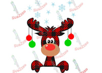 Sublimation Transfer Sublimation Prints Cute peeping reindeer/moose ready to press sublimation heat transfer  Christmas Subzero Sublimations
