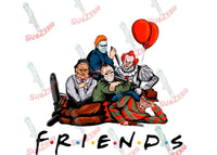Sublimation Transfer Sublimation Prints Halloween Friends ready to press sublimation heat transfer Freddie  jason michael Subzero Sublimations