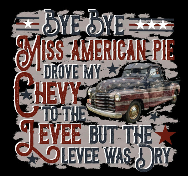Sublimation Transfer Sublimation Prints Bye bye miss American pie sublimation ready to press heat transfer Subzero Sublimations