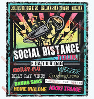 Sublimation Transfer Sublimation Prints Social Distance Tour  Concert Flyer Sublimation Print Motley Flu, Bruno Sars and many more Subzero Sublimations