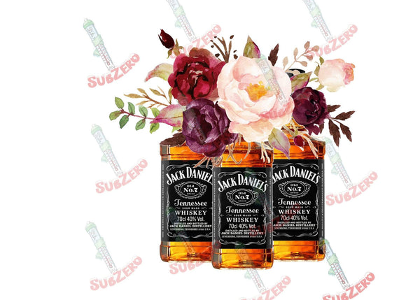 Sublimation Transfer Sublimation Prints Jack  with flowers ready to press sublimation transfer for shirt makers DIY heat transfer Subzero Sublimations