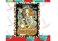 Sublimation Transfer Sublimation Prints Retro concert flyer look American Rock Band  sublimation ready to press transfer Subzero Sublimations