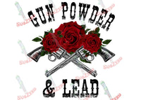 Sublimation Transfer Sublimation Prints Right to bear arms  Gun powder and lead ready to press sublimation heat transfer Subzero Sublimations