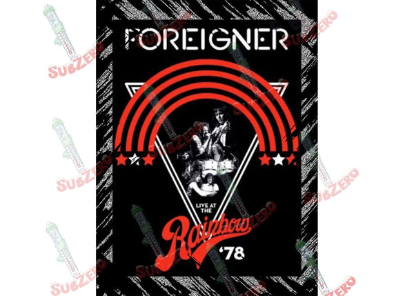 Sublimation Transfer Sublimation Prints Rock Band  to Press Sublimation Heat Transfer for DIY shirt makers Subzero Sublimations