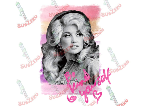 Sublimation Transfer Sublimation Prints Be kind to yourself  Ready to press  Sublimation heat press transfer Subzero Sublimations