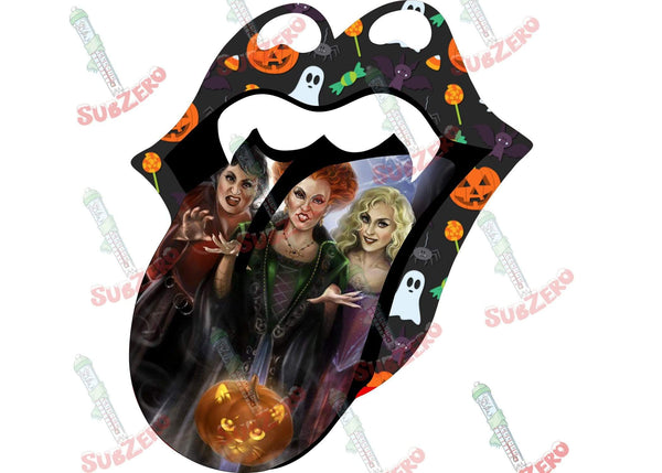 Sublimation Transfer Sublimation Prints Popular Halloween Movie Vampire lips Witches Halloween sublimation heat transfer Subzero Sublimations