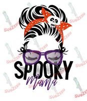 Sublimation Transfer Sublimation Prints Spooky Mom Halloween  ready to press sublimation transfer Subzero Sublimations