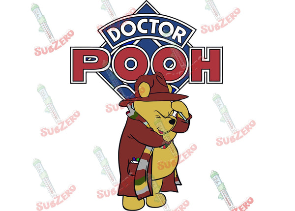 Sublimation Transfer Sublimation Prints Dr Who Dr Poooh ready to press sublimation heat transfer Subzero Sublimations