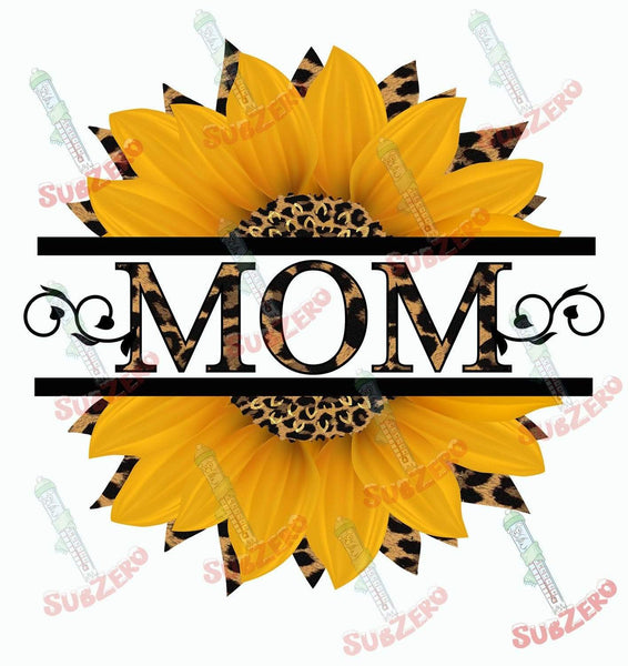 Sublimation Transfer Sublimation Prints Mom Sunflower ready to press sublimation heat transfer Subzero Sublimations