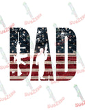 Sublimation Transfer Sublimation Prints Fathers Day Patriotic Military Dad or Daddy sublimation Transfer Subzero Sublimations