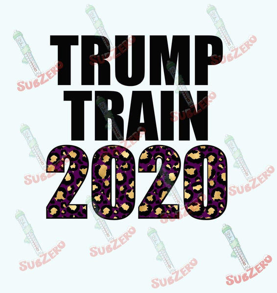 Sublimation Transfer Sublimation Prints Trump Train 2020 leopard sublimation transfer Diy shirt makers heat transfer Subzero Sublimations