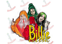 Sublimation Transfer Sublimation Prints Billie Ready to press sublimation heat transfer music bands Eil lish Subzero Sublimations