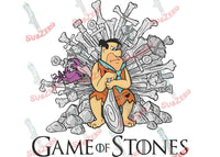 Sublimation Transfer Sublimation Prints Game of Stones Fred Flintsone ready to press sublimation heat transfer Game of thrones Subzero Sublimations