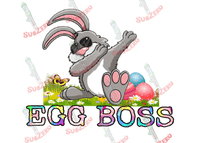 Sublimation Transfer Sublimation Prints Egg Boss Easter ready to press sublimation heat transfer Subzero Sublimations