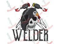 Sublimation Transfer Sublimation Prints Welder ready to press sublimation heat transfer Occupation  Welder Welding Hood Subzero Sublimations