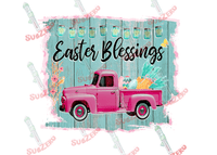 Sublimation Transfer Sublimation Prints Easter Blessings Truck ready to press sublimation heat transfer Subzero Sublimations