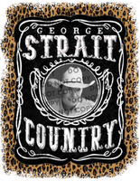 Sublimation Transfer Sublimation Prints 3" / With Background George Country Music Ready to Press Sublimation Heat Transfer Subzero Sublimations
